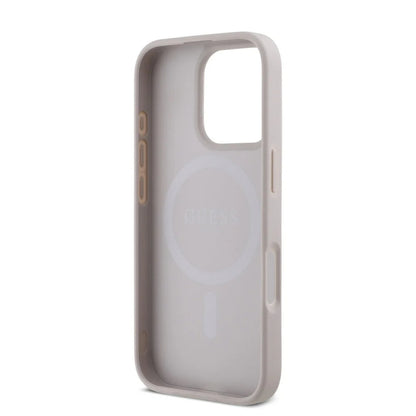MagSafe tok Apple iPhone 16 Pro Max-hez, Guess, 4G Classic, Rózsaszín