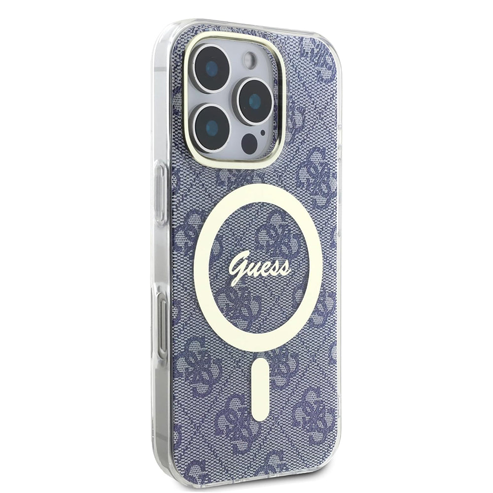 MagSafe tok Apple iPhone 16 Pro Max-hoz, Guess, IML 4G, Kék