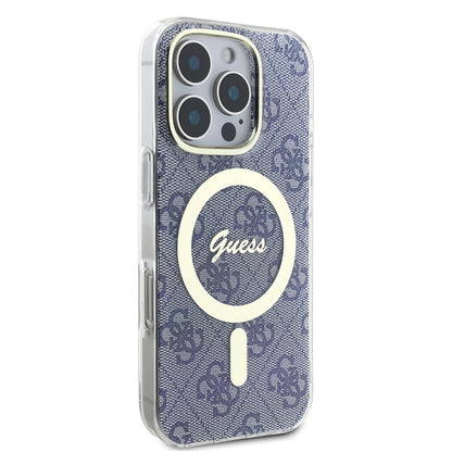 MagSafe tok Apple iPhone 16 Pro Max-hoz, Guess, IML 4G, Kék