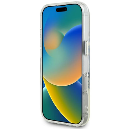 MagSafe tok Apple iPhone 16 Pro Max-hoz, Guess, IML Metal Colored Circle, Rózsaszín