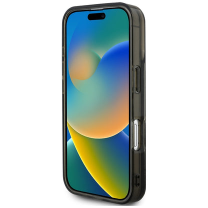 MagSafe tok Apple iPhone 16 Pro Max-hoz, Karl Lagerfeld, Liquid Glitter Choupette Logo, Fekete