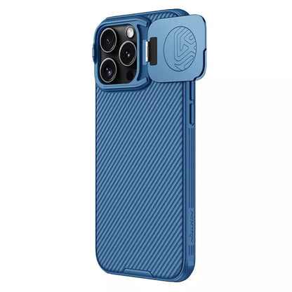 MagSafe tok Apple iPhone 16 Pro Max-hoz, Nillkin, CamShield Prop, Kék