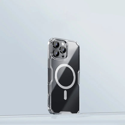 MagSafe tok Apple iPhone 16 Pro Max-hoz, Nillkin, Nature Pro, Átlátszó