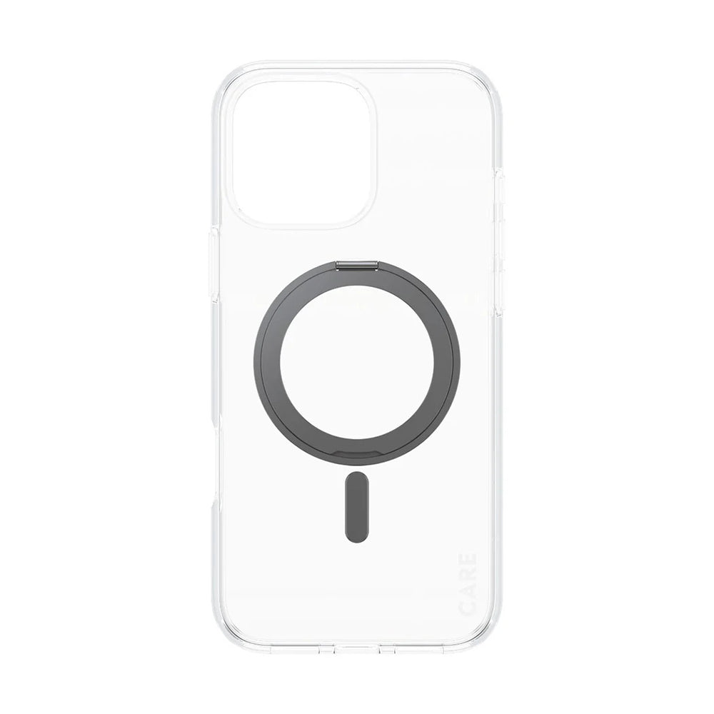 MagSafe tok Apple iPhone 16 Pro Max-hoz, PanzerGlass, Állványos funkció, Átlátszó Fekete