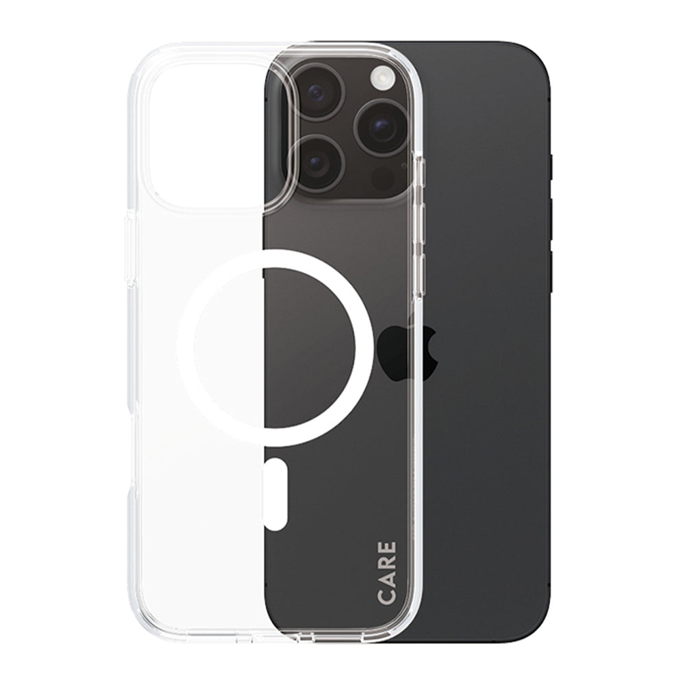 MagSafe tok Apple iPhone 16 Pro Max-hoz, PanzerGlass, Care Urban Combat, Átlátszó Fehér