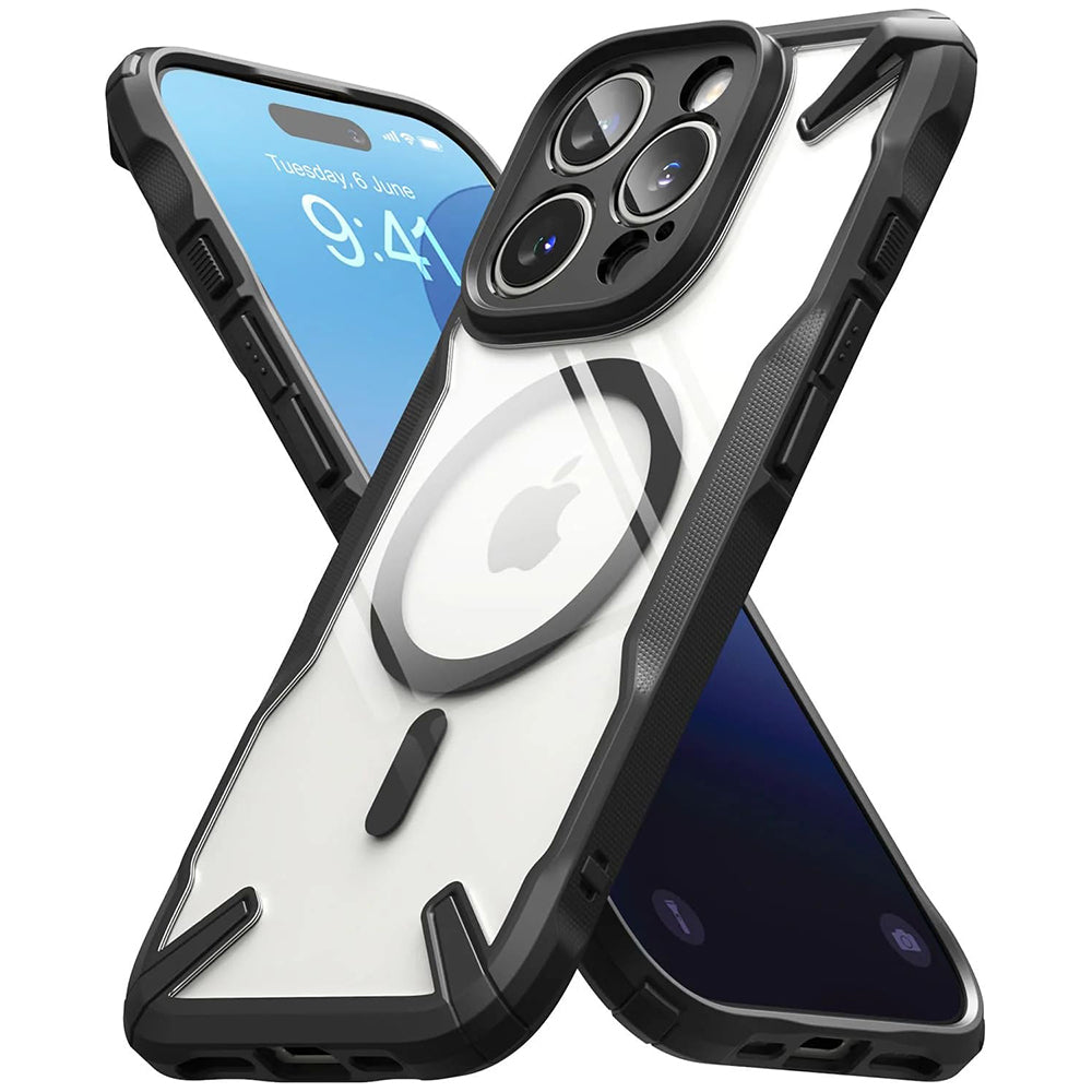 MagSafe tok Apple iPhone 16 Pro Max-hoz, Ringke, Fusion X, Fekete