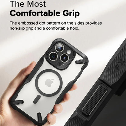 MagSafe tok Apple iPhone 16 Pro Max-hoz, Ringke, Fusion X, Fekete