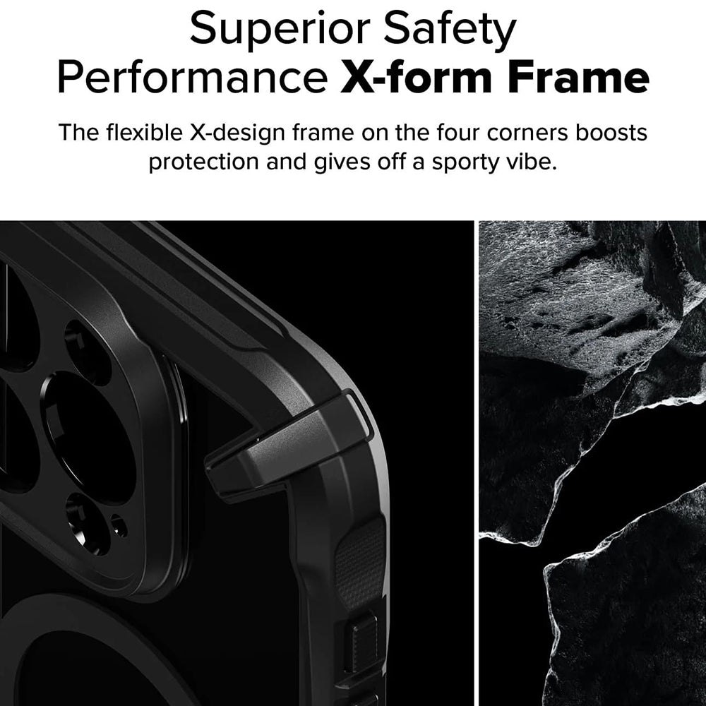 MagSafe tok Apple iPhone 16 Pro Max-hoz, Ringke, Fusion X, Fekete