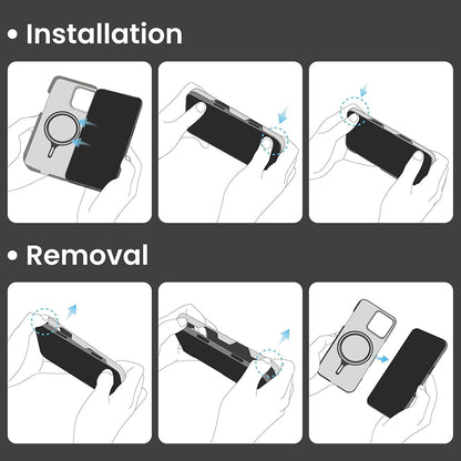 MagSafe tok Apple iPhone 16 Pro Max-hoz, Techsuit, aramid szálas, fekete