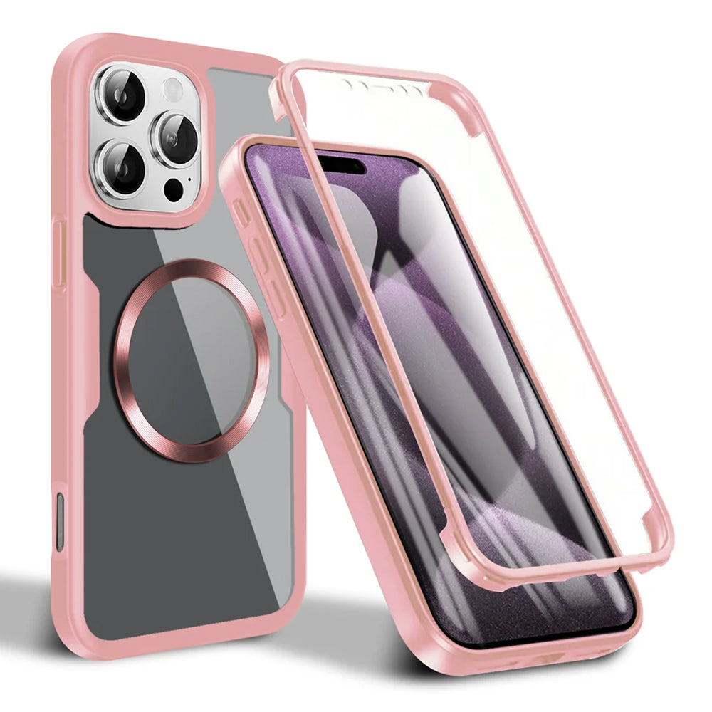 MagSafe Case for Apple iPhone 16 Pro Max, Techsuit, ColorVerse 360, Pink