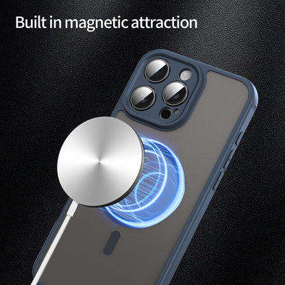 MagSafe tok Apple iPhone 16 Pro Max-hoz, Techsuit, HaloFrost II, Tengerészkék