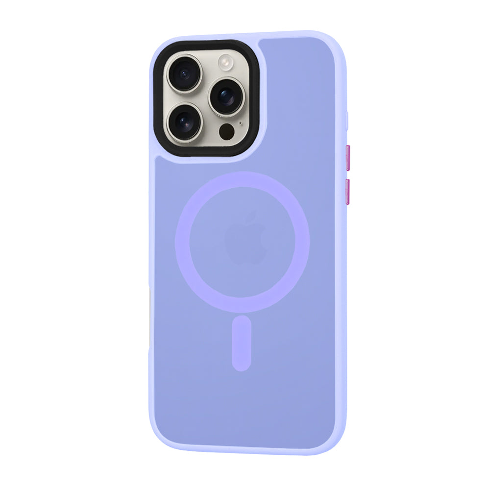 MagSafe tok Apple iPhone 16 Pro Max-hoz, Techsuit, HaloFrost, Világos lila