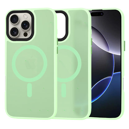 MagSafe tok Apple iPhone 16 Pro Max-hoz, Techsuit, HaloFrost, Világos zöld