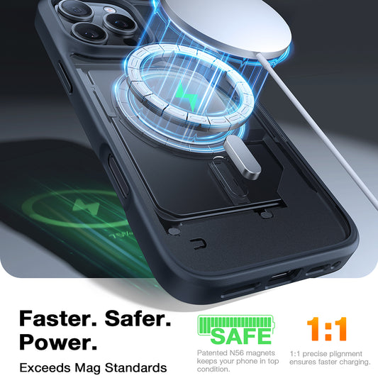 MagSafe tok Apple iPhone 16 Pro Max-hoz, Torras, Guardian, Fekete
