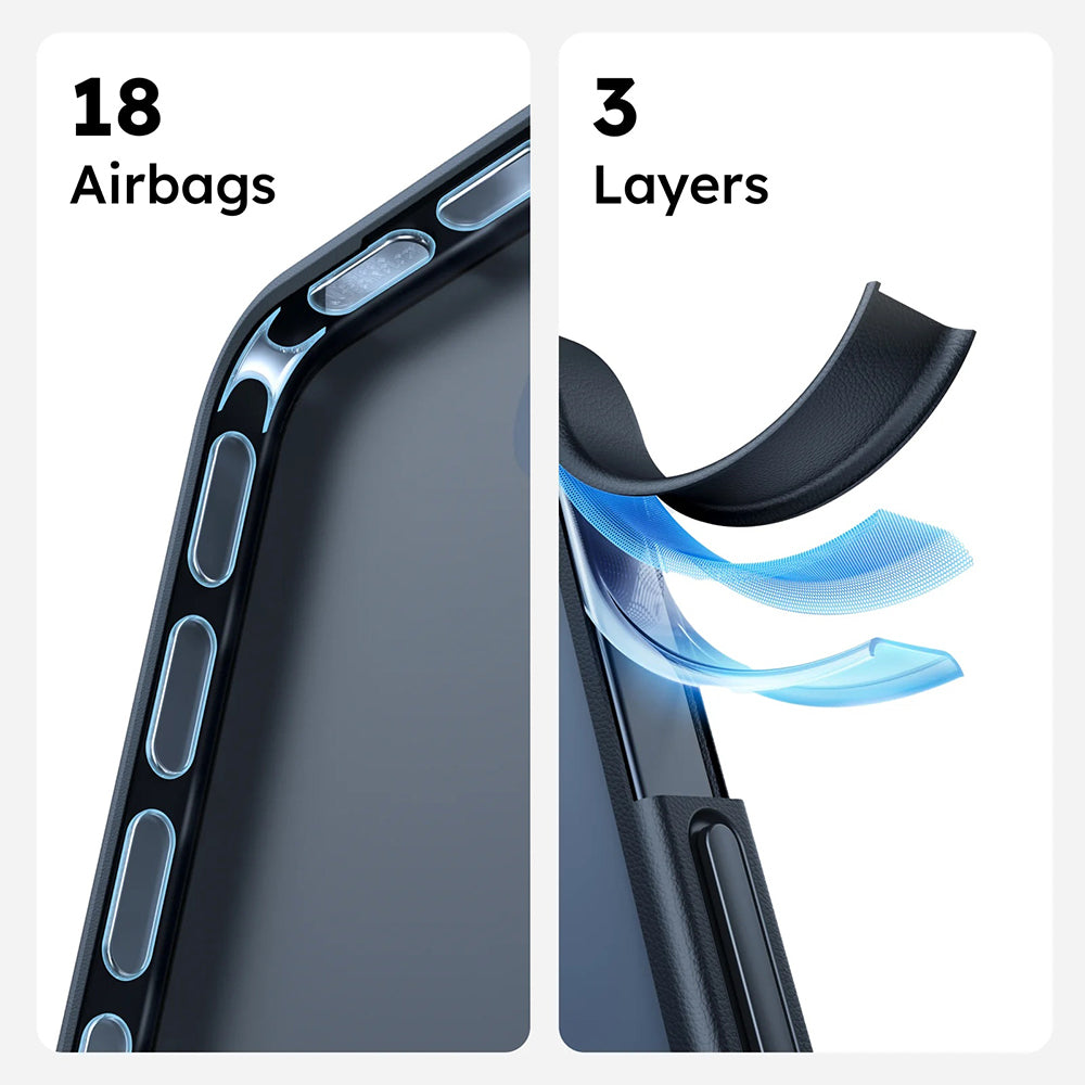 MagSafe Case for Apple iPhone 16 Pro Max, Torras, Guardian, Black