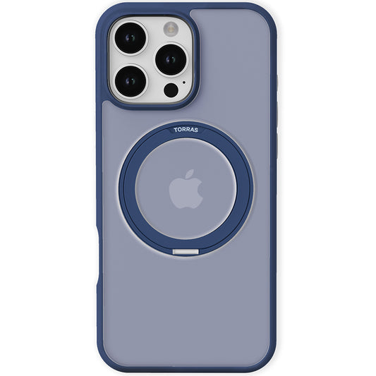 MagSafe tok Apple iPhone 16 Pro Max-hoz, Torras, Ostand Pro, Tengerészkék