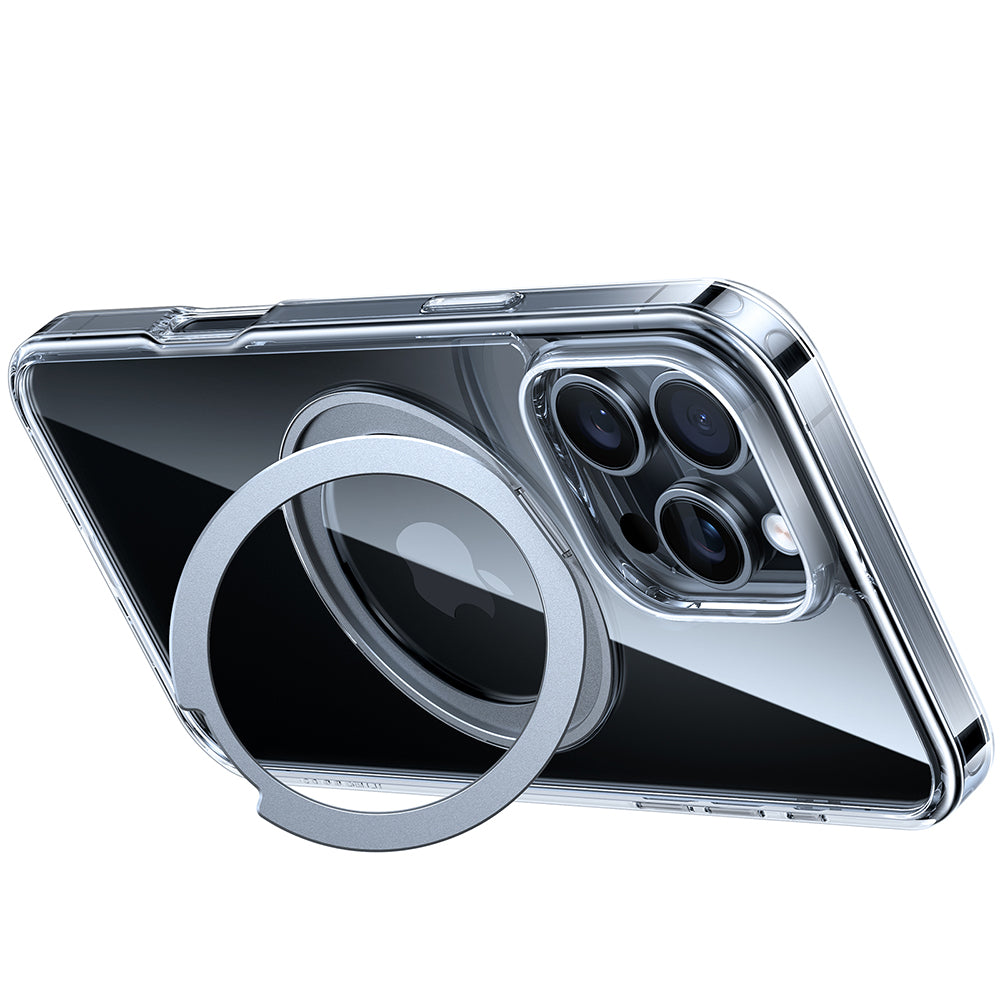 MagSafe Case for Apple iPhone 16 Pro Max, Torras, Ostand Pro, Transparent