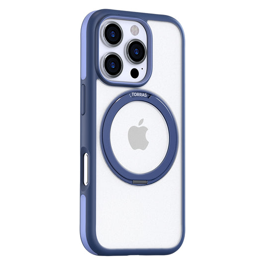 MagSafe tok Apple iPhone 16 Pro Max-hoz, Torras, Ostand R Fusion, Tengerészkék