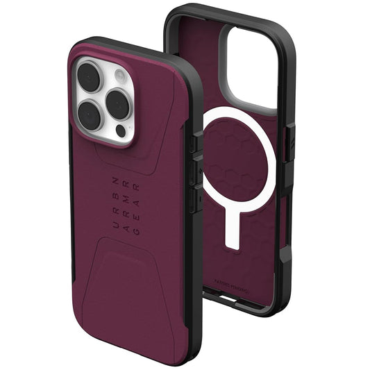 MagSafe tok Apple iPhone 16 Pro Max-hoz, Urban Armor Gear, Civilian, Bordó