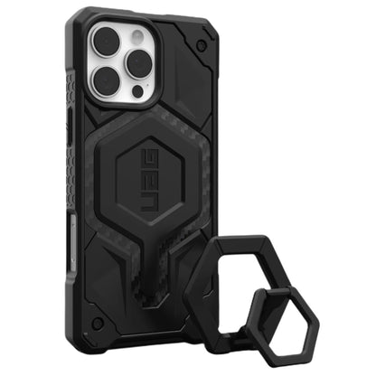 MagSafe tok Apple iPhone 16 Pro Max-hoz, Urban Armor Gear, Monarch Pro Carbon Bundle, Fekete