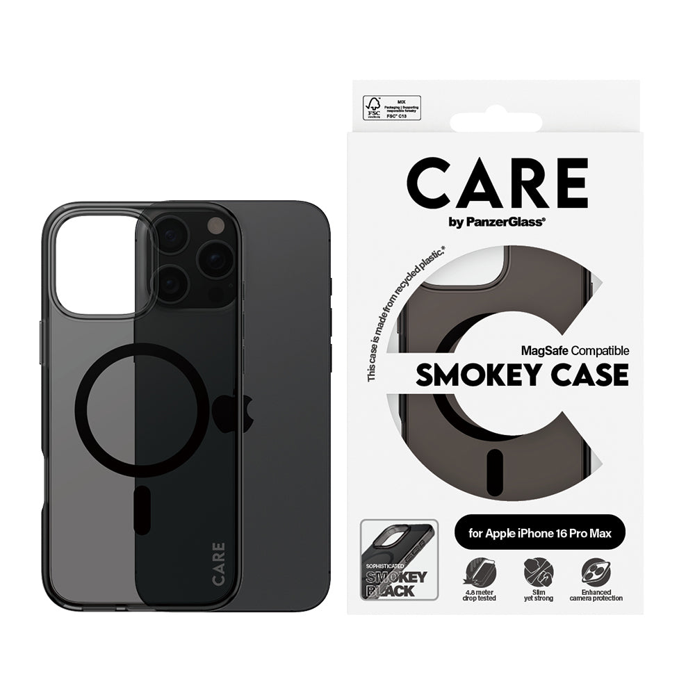 MagSafe tok Apple iPhone 16 Pro-hoz, PanzerGlass, Care Urban Combat, Fekete