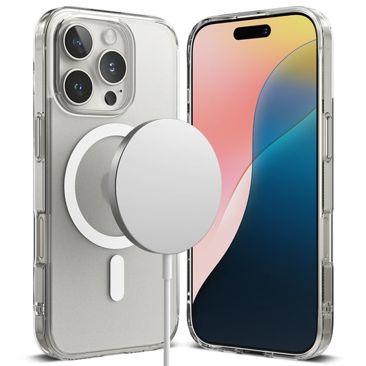 MagSafe tok Apple iPhone 16 Pro-hoz, Ringke, Fusion, Matt átlátszó