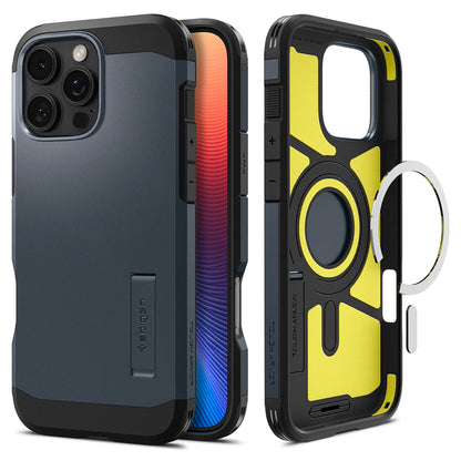 MagSafe tok Apple iPhone 16 Pro-hoz, Spigen, Tough Armor, Kék ACS08147