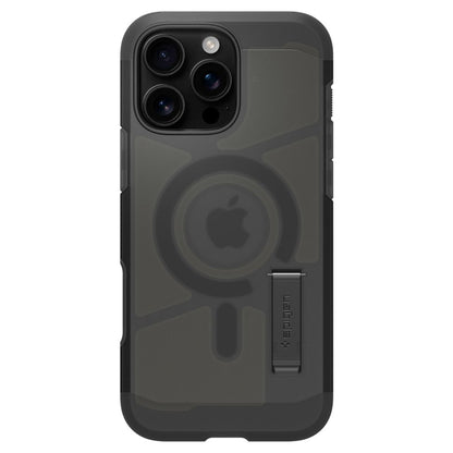 MagSafe tok Apple iPhone 16 Pro-hoz, Spigen, Tough Armor, Szaténfekete ACS09072