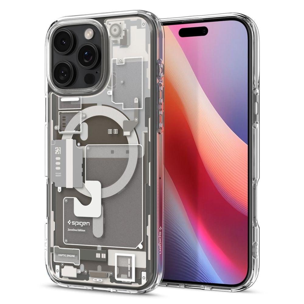 MagSafe tok Apple iPhone 16 Pro-hoz, Spigen, Ultra Hybrid Zero One, Bézs ACS08137