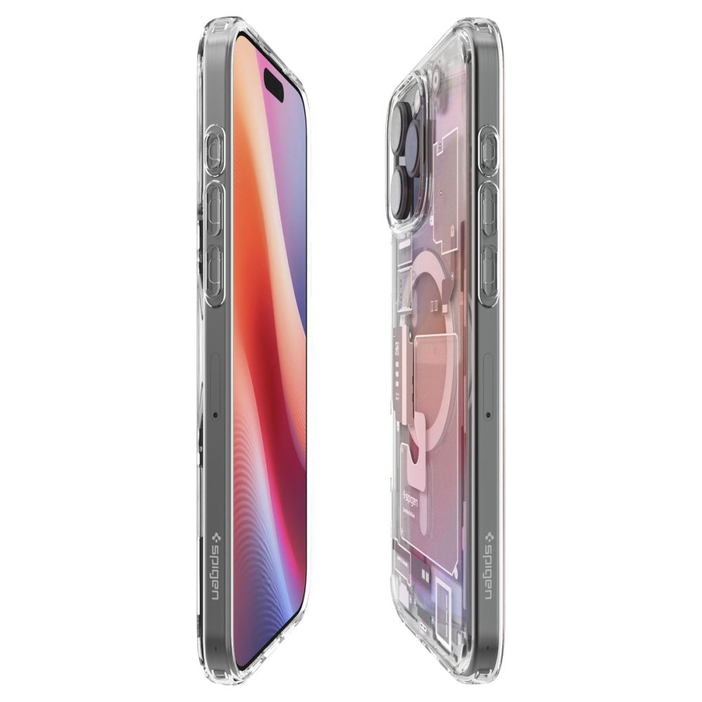MagSafe tok Apple iPhone 16 Pro-hoz, Spigen, Ultra Hybrid Zero One, Bézs ACS08137