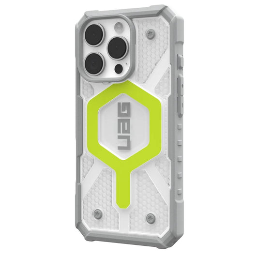 MagSafe tok Apple iPhone 16 Pro-hoz, Urban Armor Gear, Pathfinder Clear, Zöld
