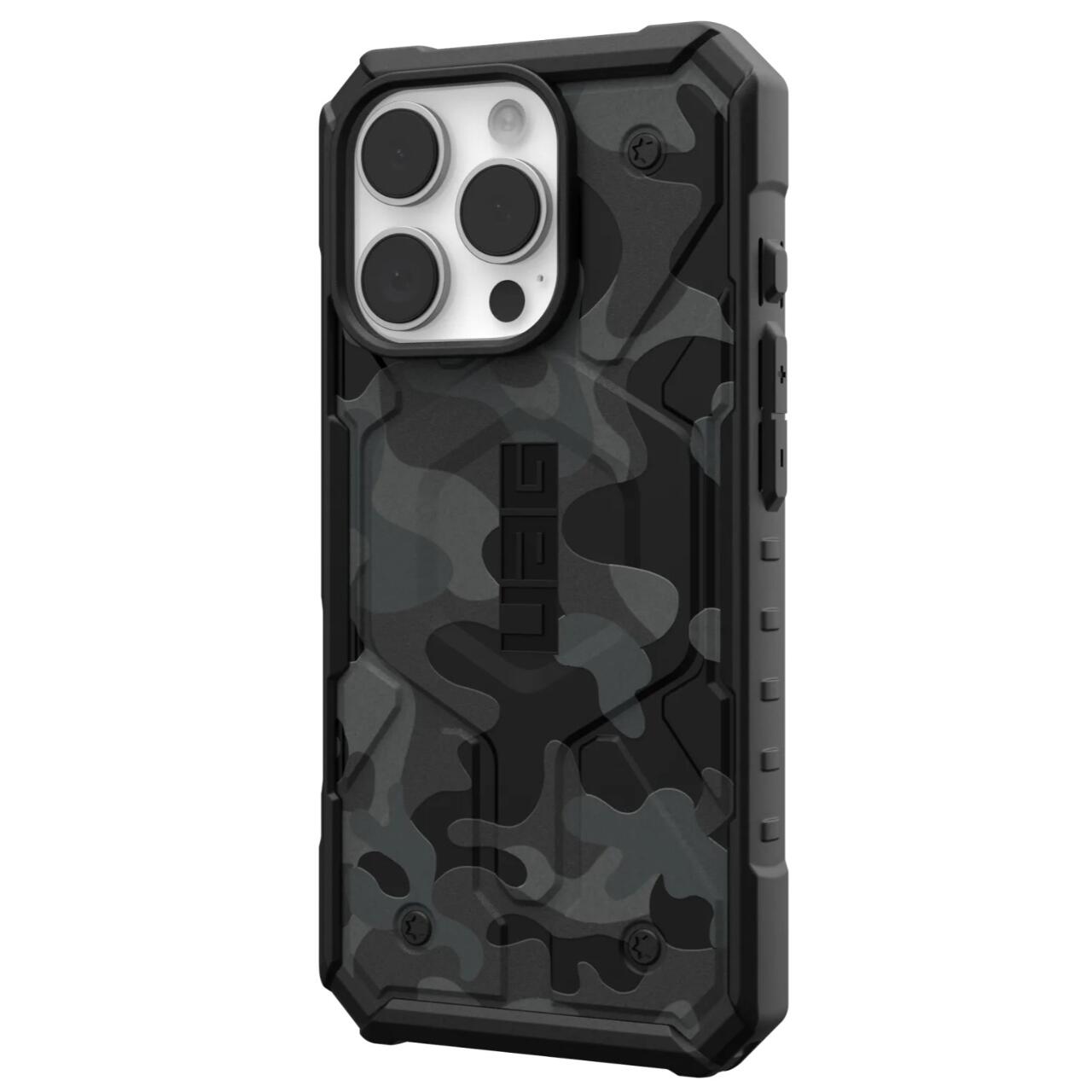 MagSafe Case for Apple iPhone 16 Pro, Urban Armor Gear, Pathfinder SE Midnight Camo, Camouflage