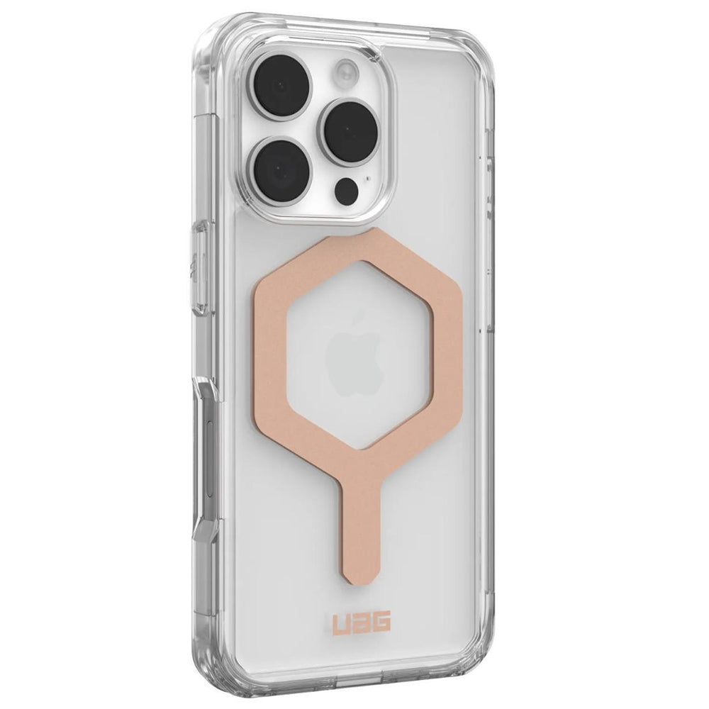 MagSafe Case for Apple iPhone 16 Pro, Urban Armor Gear, Plyo, Rose Gold