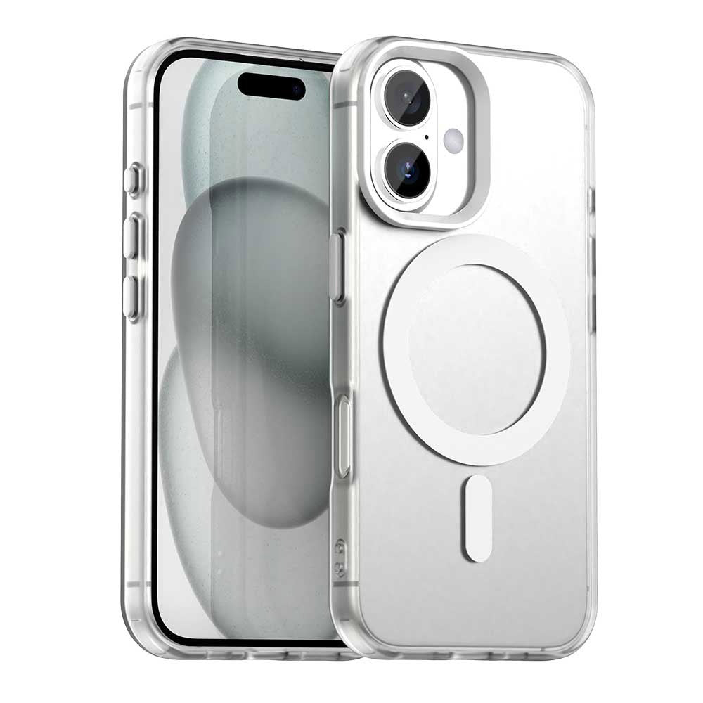 MagSafe tok Apple iPhone 16-hoz, Techsuit, CandyCase, Fehér
