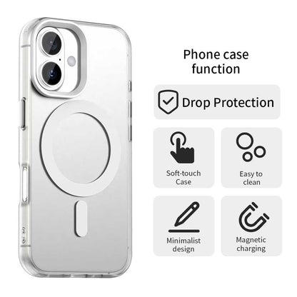 MagSafe tok Apple iPhone 16-hoz, Techsuit, CandyCase, Fehér