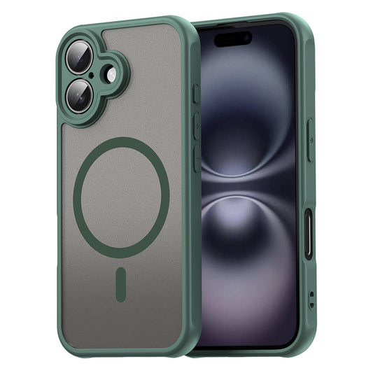 MagSafe tok Apple iPhone 16-hoz, Techsuit, HaloFrost II, Zöld