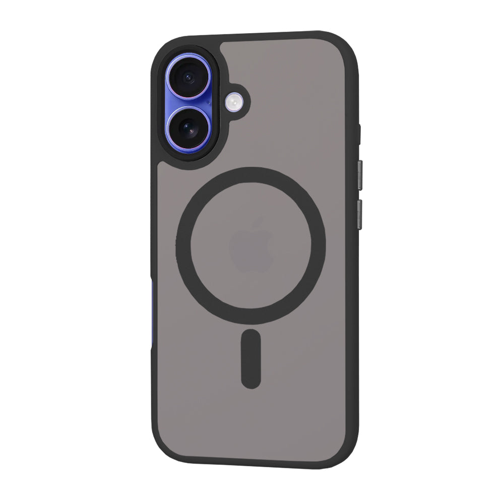 MagSafe tok Apple iPhone 16-hoz, Techsuit, HaloFrost, Fekete