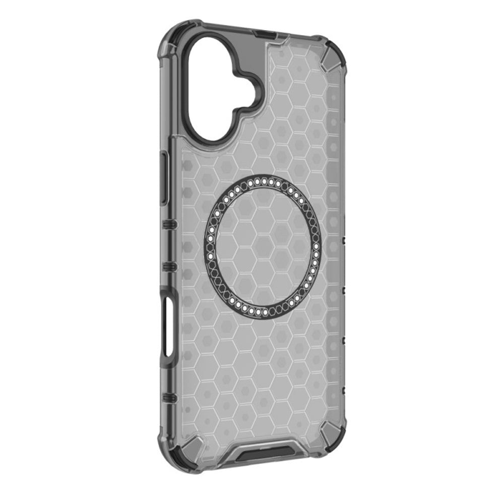 MagSafe tok Apple iPhone 16-hoz, Techsuit, HoneyComb Shield, Fehér