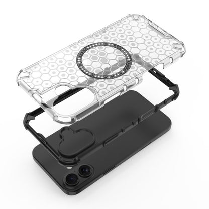 MagSafe tok Apple iPhone 16-hoz, Techsuit, HoneyComb Shield, Fekete
