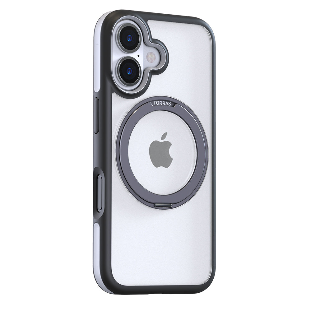 MagSafe tok Apple iPhone 16-hoz, Torras, Ostand R Fusion, Fekete