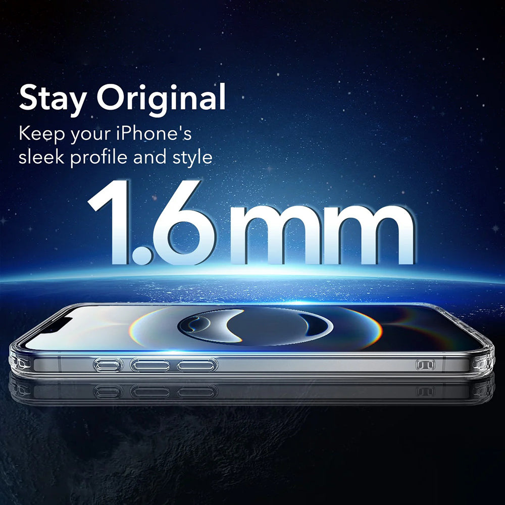 MagSafe tok Apple iPhone 17e / 16e készülékhez, ESR, Classic Hybrid, Átlátszó