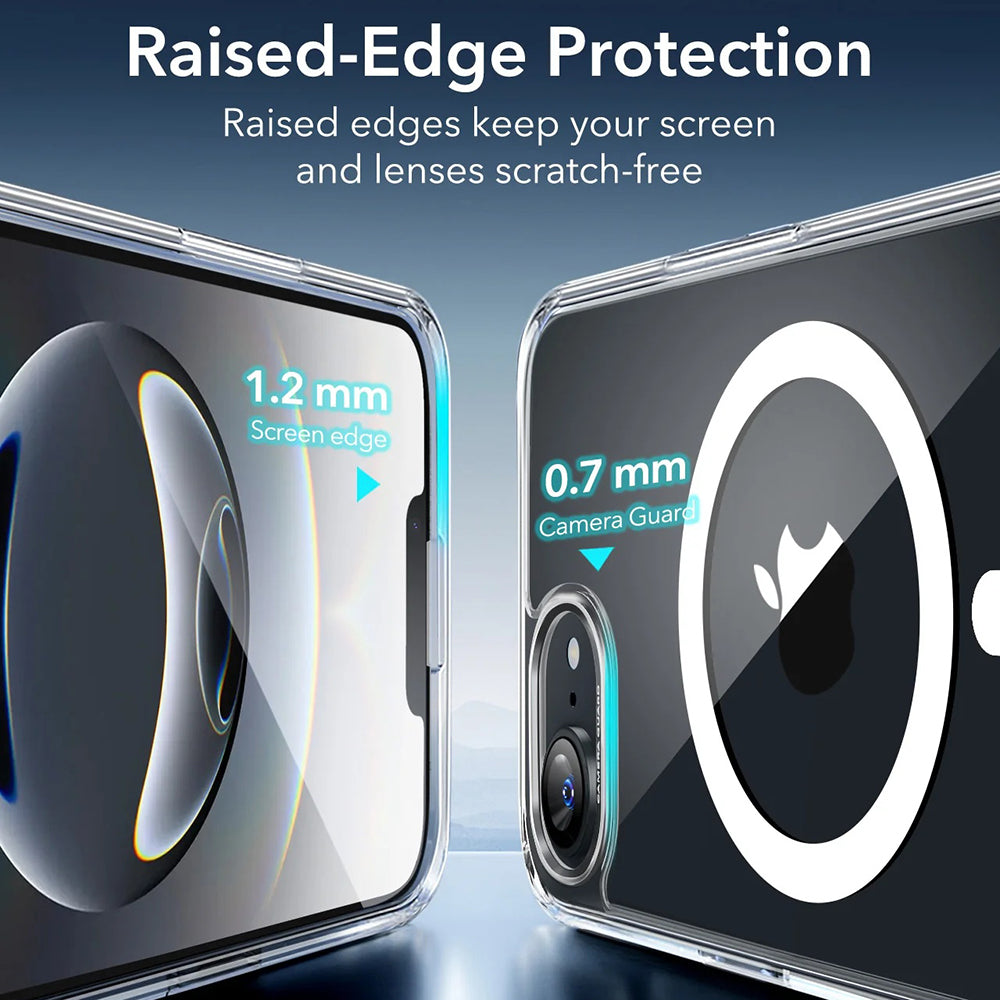 MagSafe tok Apple iPhone 17e / 16e készülékhez, ESR, Classic Hybrid, Átlátszó