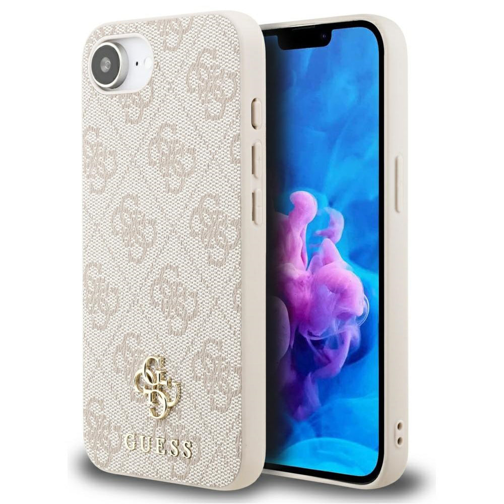 MagSafe tok Apple iPhone 16e-hez, Guess, 4G Classic, Rózsaszín