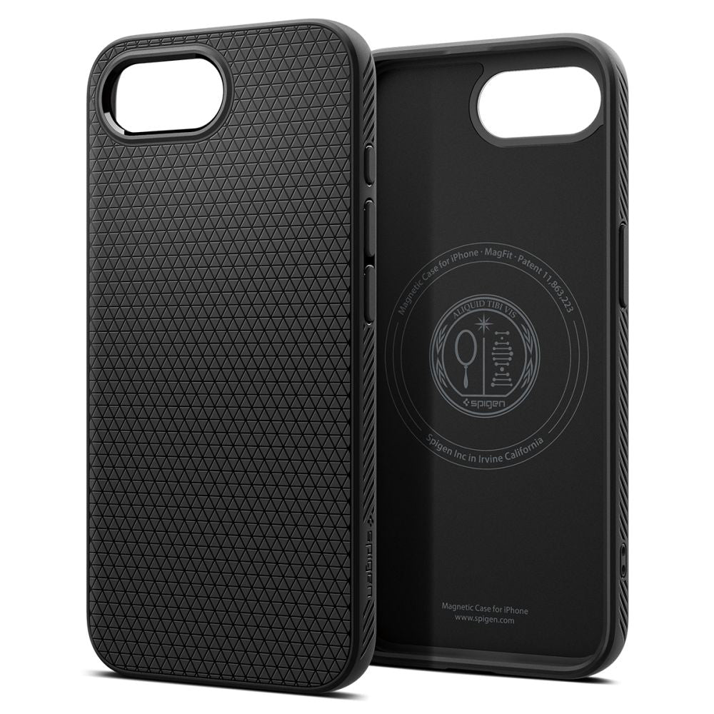 MagSafe Case for Apple iPhone 17e / 16e, Spigen, Liquid Air, Matte Black
