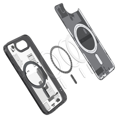 MagSafe tok Apple iPhone 17e / 16e készülékhez, Spigen, Ultra Hybrid Zero One, Fekete