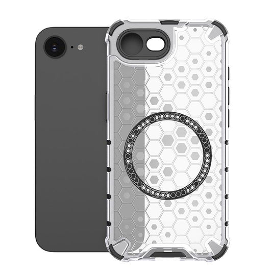 MagSafe tok Apple iPhone 17e / 16e-hez, Techsuit, HoneyComb Shield, Fehér