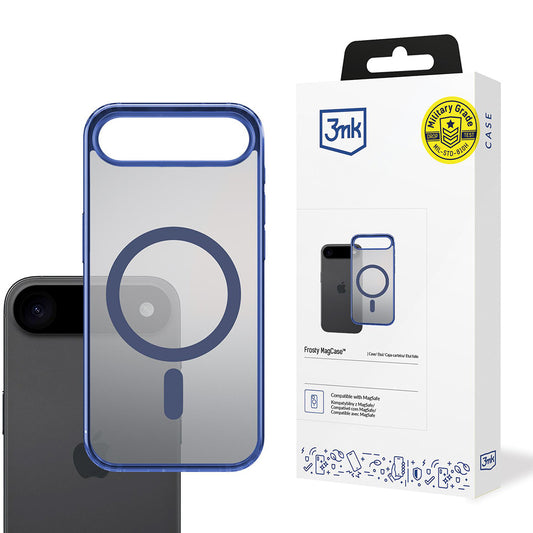 MagSafe tok Apple iPhone 17 Air-hez, 3MK, Frosty MagCase, Kék