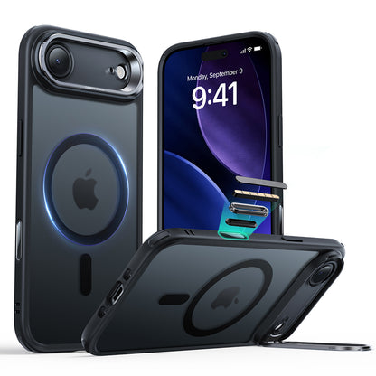 MagSafe tok Apple iPhone 17 Air-hez, ESR, Classic Hybrid Kickstand, Szaténfekete
