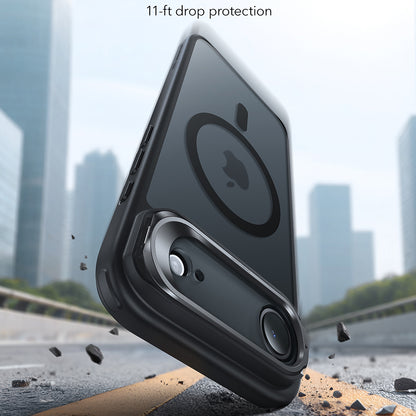 MagSafe tok Apple iPhone 17 Air-hez, ESR, Classic Hybrid Kickstand, Szaténfekete