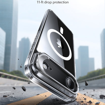 MagSafe tok Apple iPhone 17 Air-hez, ESR, Classic Hybrid Kickstand, Átlátszó